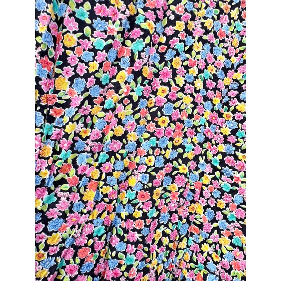 Betsy's‎ Things Floral Midi Dress vintage 1980s cottage core prairie style 14 - Picture 3 of 7